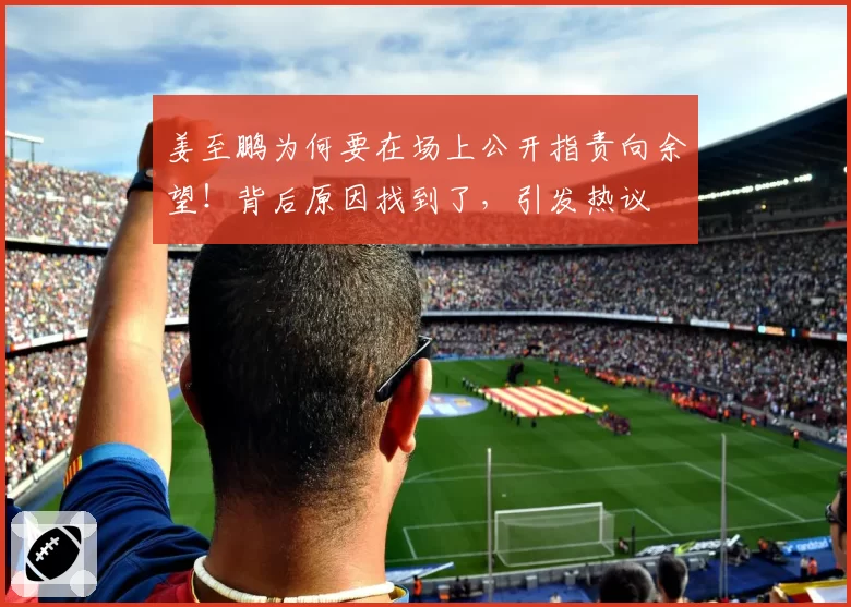 姜至鹏为何要在场上公开指责向余望！背后原因找到了，引发热议